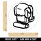Hiking Backpacking Sketch Self-Inking Rubber Stamp for Stamping Crafting Planners